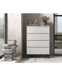 Komody KONDELA Bogan New 4S/70 zásuvková komoda kašmír