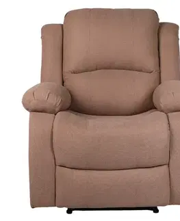 Kreslá KONDELA Askoy New relaxačné kreslo hnedá