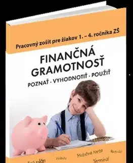 Učebnice pre ZŠ - ostatné Finančná gramotnosť– PZ pre žiakov 1.– 4.ročníka ZŠ, 2. vydanie - Mária Kubovičová