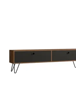 Konferenčné stolíky Televízny stolík Side Atlantic Pine and Black