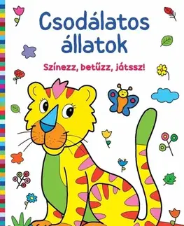 Pre deti a mládež - ostatné Csodálatos állatok – Színezz, betűzz, játssz!