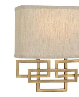 Svietidlá Elstead Hinkley HK-LANZA2-BR - Nástenné svietidlo LANZA 2xE14/40W/230V bronzová HK-LANZA2-BR