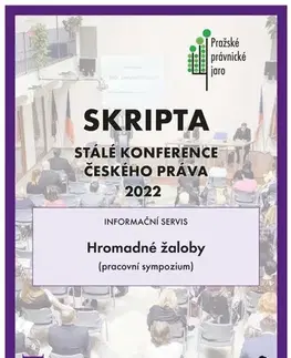 Právo ČR Skripta SKČP: Hromadné žaloby - Kolektív autorov