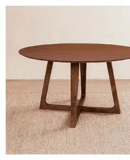 Kuchynské a jedálenské stoly Elvisia Jedálenský stôl HELLERUP | orech 137 cm