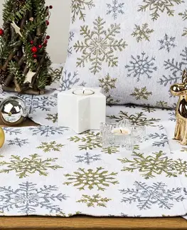 Prestieranie Dakls Prestieranie Snowflakes biela, 33 x 48 cm
