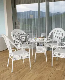 Záhradné jedálenské sety Záhradný jedálenský set 4+1 KOVEN