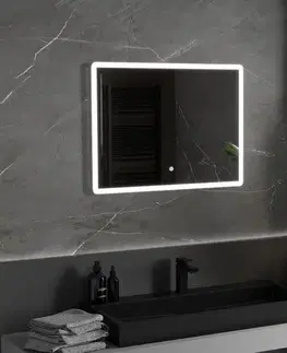 Kúpeľňové zrkadlá MEXEN - Navia zrkadlo s osvetlením 80 x 60, LED 6000K, 9803-080-060-611-00