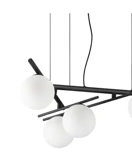 Svietidlá Ideal Lux - LED luster na lanku ATLAS 4xG9/3W/230V čierny 365091