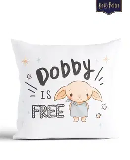 Dekoračné obliečky MKLozkoviny.sk Obliečka na vankúš mikroplyš Harry Potter 40 × 40 cm - Tiny Dobby-  -