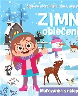 Nalepovačky, vystrihovačky, skladačky Zimné oblečenie