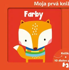 Leporelá, krabičky, puzzle knihy Moja prvá knižka a puzzle: Farby