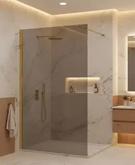 Sprchové dvere REA/S - Sprchová zástena Flexi Grey / Gold 110 KPL-K99783