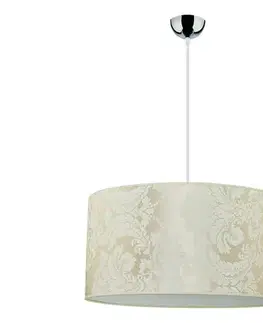 Svietidlá  - Luster na lanku ALTO 1xE27/40W/230V pr. 45 cm béžová 8278