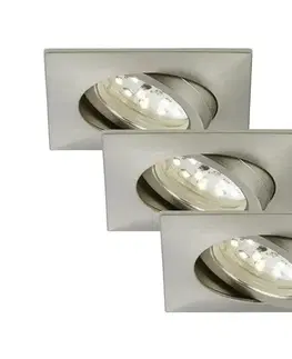 Svietidlá Briloner 7210-032 -SADA 3x LED Podhľadové svietidlo ATTACH LED/5W/230V IP23 chróm 7210-032