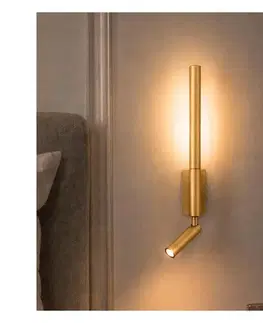 Svietidlá BRILAGI - LED nástenné bodové svietidlo VIXON LED/3W/230V + LED/5W zlaté CRI 90 BRI974