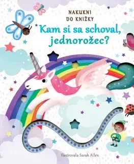 Leporelá, krabičky, puzzle knihy Kam si sa schoval, jednorožec?