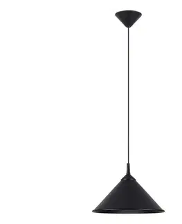 Svietidlá  SL.1326 - Luster na lanku ZUMA 1xE27/15W/230V pr. 30 cm čierna SL.1326