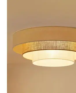 Svietidlá BRILAGI-LED Stropné svietidlo DENVER LUNETA LED/12W/230V pr. 60 cm béžová/krémová 608022