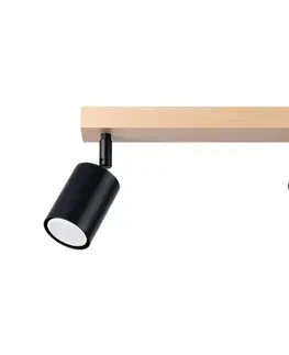 Svietidlá  SL.1291 - Bodové svietidlo VERDO 2xGU10/10W/230V čierna SL.1291