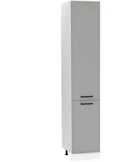 Kuchynské skrinky stojace Kuchynská skrinka Emily D40SŁ 2133 PL 2FR Dast Grey