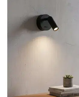 Svietidlá Ideal Lux - LED Nástenné bodové svietidlo BEAN LED/3W/230V CRI 90 čierna 260617