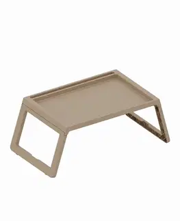 Písacie stoly PLASTIC stolík na notebook, svetlo modrá