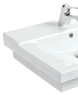 Umývadlá OLSEN SPA - Nábytkové umývadlo FANTASIA - Rozmer A - 106 cm, Rozmer B - 50.4 cm OLKGFA32ELV01