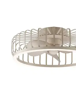 Ventilátory Brilliant - LED Stropné svietidlo s látorom CAPO LED/36W/230V béžové + DO G80920/09
