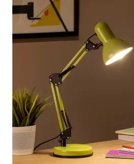Lampy BRILAGI - LED Stolná lampa ROMERO 1xE27/10W/230V zelená BG0258 + BG0208