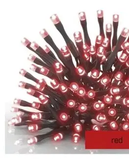 Vianočné osvetlenie EMOS Reťaz connect 100LED 10 m IP44 červené