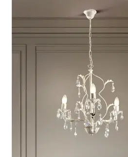 Svietidlá ONLI - Luster na reťazi TERESA 3xE14/6W/230V biely 4670/3A