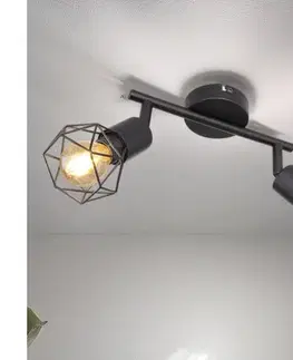 Svietidlá BRILAGI - Bodové svietidlo CAGE 2xE14/40W/230V 54802S-2-BRI