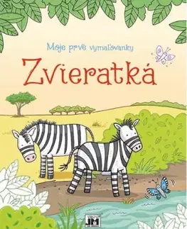 Nalepovačky, vystrihovačky, skladačky Moje prvé vymaľovanky - Zvieratká