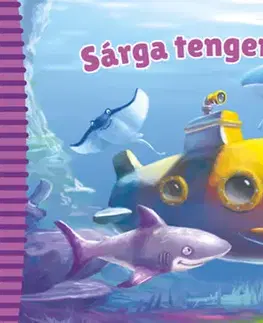 Leporelá, krabičky, puzzle knihy Ismerd meg a járműveket - Sárga tengeralattjáró