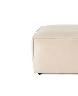 Taburety a podnožky Puf Lora Pouffe - Cream