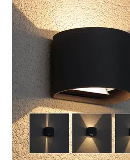 LED osvetlenie BRILAGI - LED Vonkajšie nástenné svietidlo RONDO LED/6W/230V antracit IP54 WO-HR60431-LED-OEM-ANT