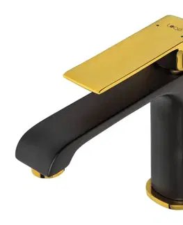Kúpeľňové batérie KERRA - Batéria umývadlová Maroko MA 31 Bl/Gold 5907548114341