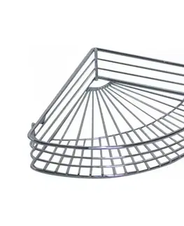 Svietidlá UTC Rohová polička do sprchy 22,7x31,5 cm lesklý chróm 320200