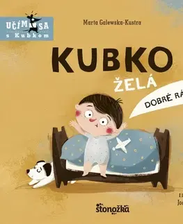 Leporelá, krabičky, puzzle knihy Kubko želá dobré ráno - Marta Galewska-Kustra,Joanna Klos,Ladislav Holiš