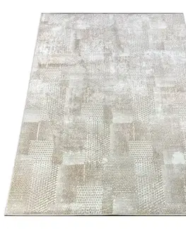 Moderné koberce Koberec Shimmer 1,33/1,9 0k384a Rga tmavobéžový