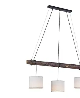 Svietidlá Leuchten Direkt 11238-79 - Luster na lanku BARK 3xE27/40W/230V 11238-79