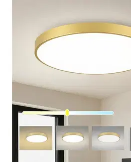 Svietidlá BRILAGI -LED stropné svietidlo POOL LED/100W/230V 3000/4000/6000K pr. 80 cm zlaté BRI563