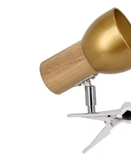 Svietidlá  2224174WKB - Lampa s klipom SVENDA 1xE27/60W/230V 2224174WKB