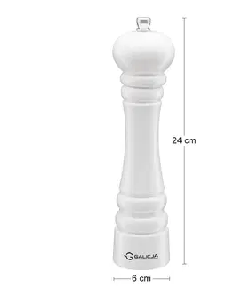 Koreničky NABBI Pedro mlynček na soľ a korenie 24 cm biela