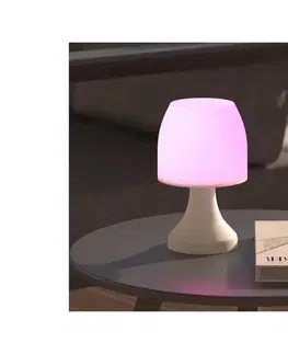 Lampy Atmosphera - LED RGB vonkajšia stolová lampa DOKK LED/3xAAA 19,5 cm IP44 116157A