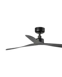 Ventilátory FARO Barcelona FARO 34196WT - Stropný látor ROCKER M, priemer 132 cm, čierny, Wi-Fi Tuya + diaľkové ovládanie 34196WT