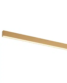 Stropné osvetlenie Moderné stropné svietidlo okrové drevo vrátane LED 3-stupňovo stmievateľné 2700-4000K s prepínačom DIP - Keane