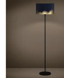 Lampy Eglo 39976 - Stojacia lampa CASUARITA 1xE27/40W/230V modrá/zlatá 39976