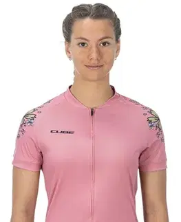 Cyklistické dresy Cube ATX Jersey Full Zip CMPT W Veľkosť: XS