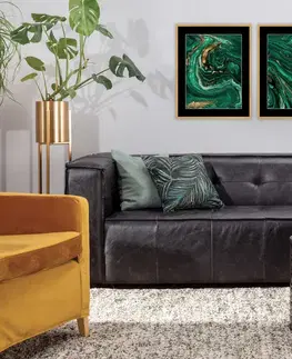 Obrazy Obraz Abstract Green&Gold II 40 x 50cm